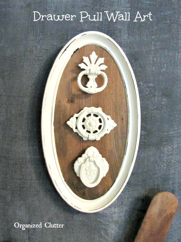 Salvaged Drawer Pull Wall Art Tutorial Organized Clutter