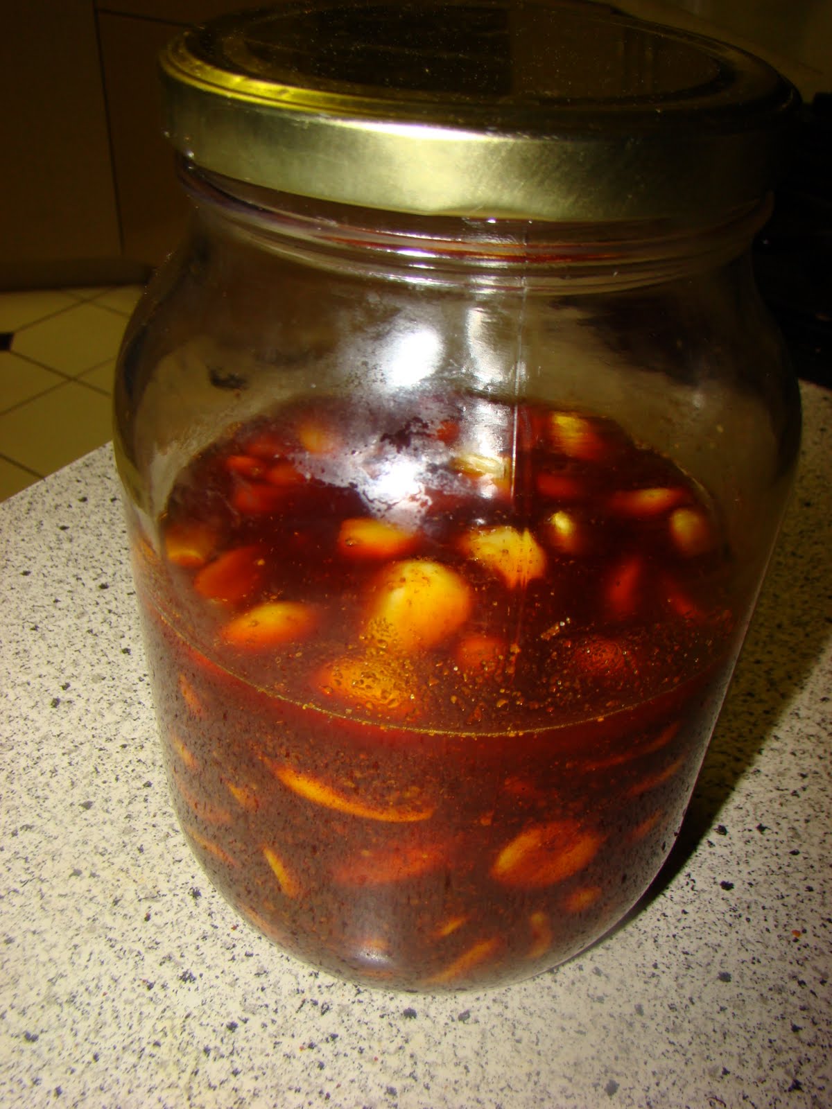 My Favorite Recipes Collection Spicy Garlic Pickle in Oil / Lahsun Ka