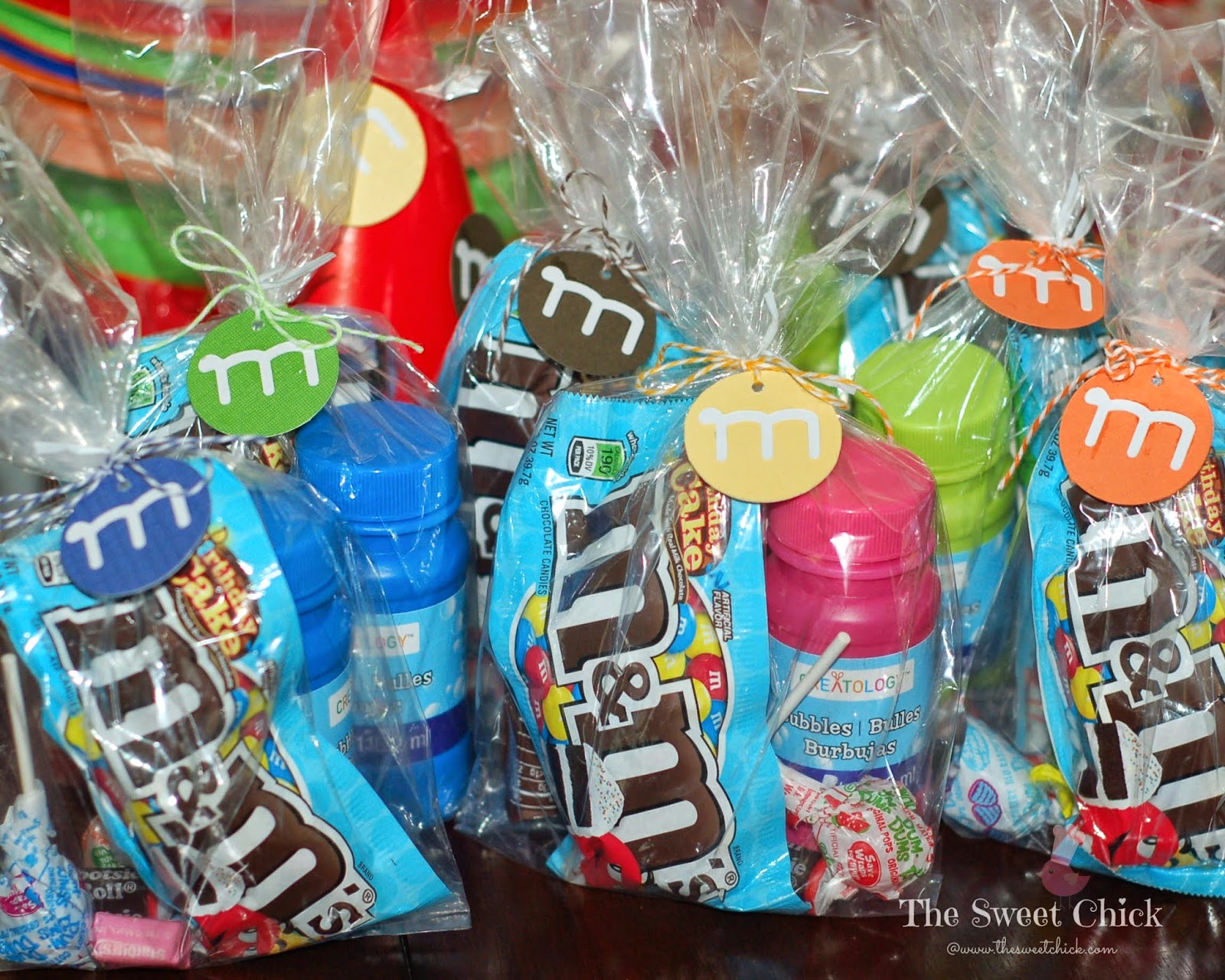 M&M Party Treat Bags by The Sweet Chick