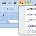 CHANGE CASE = MERUBAH HURUF BESAR/KECIL DI WORD 2007 CHANGE CASE = MERUBAH HURUF BESAR/KECIL DI WORD 2007