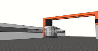Desain Arsitek Jogja : Desain Pos Satpam Perumahan Minimalis
