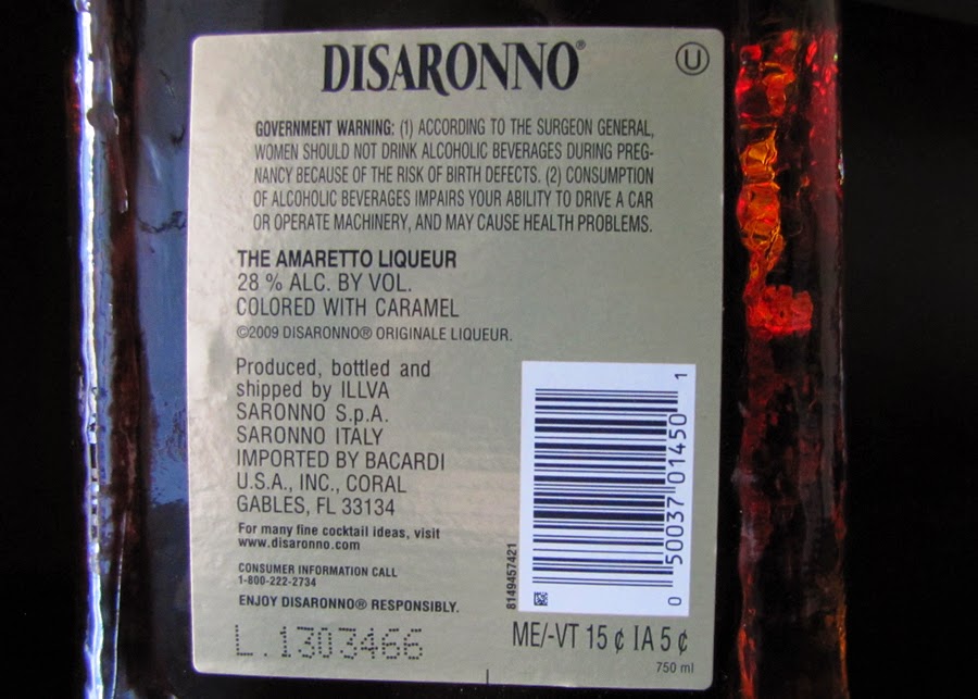 Smells Like Food in Here Disaronno Originale Amaretto Liqueur