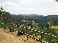 Vista sobre la Vall del Tenes des del Mirador de la Campana Vista sobre la Vall del Tenes des del Mirador de la Campana