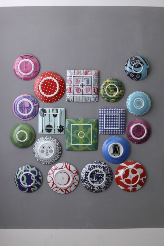 25 Wonderful Walls of Plates DIY Projects The Cottage Market