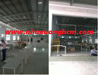 Cho thuê gấp 2 nhà xưởng diện tích 1200m2 và 2500m2 ở Tân Thới Nhất Q12