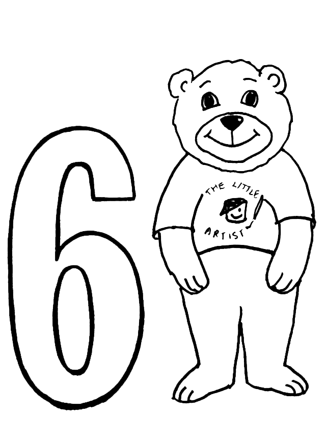 Number of Bears drawings to color ~ Child Coloring