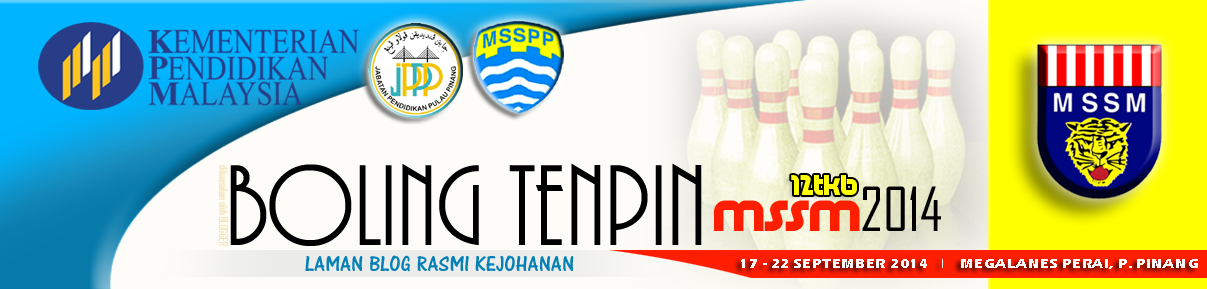 Laman Blog Rasmi Kejohanan Boling Tenpin MSSM Pulau Pinang 2014 