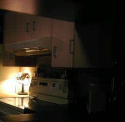 Kitchen at night