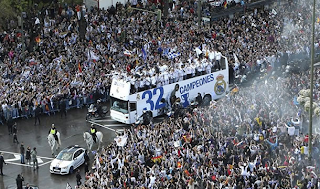 Así celebró el Real Madrid su titulo de liga española