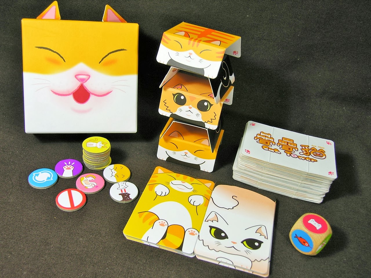 克勞德的桌上遊戲工作室 Cat Tower 疊疊貓