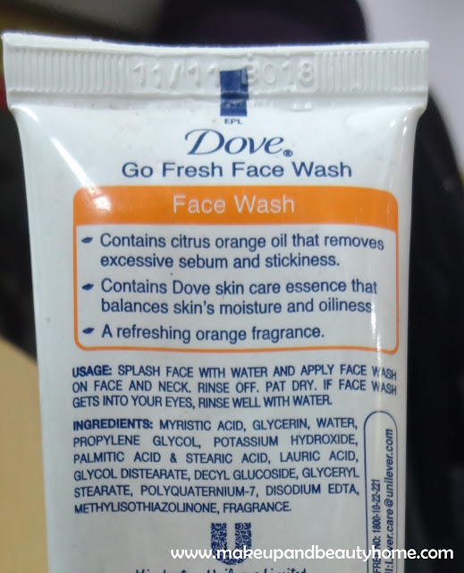 Dove Go Fresh Face Wash Oily Skin Care Review