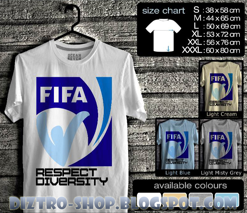 kaos fifa respect diversity diztro shop kaos fifa respect diversity diztro shop
