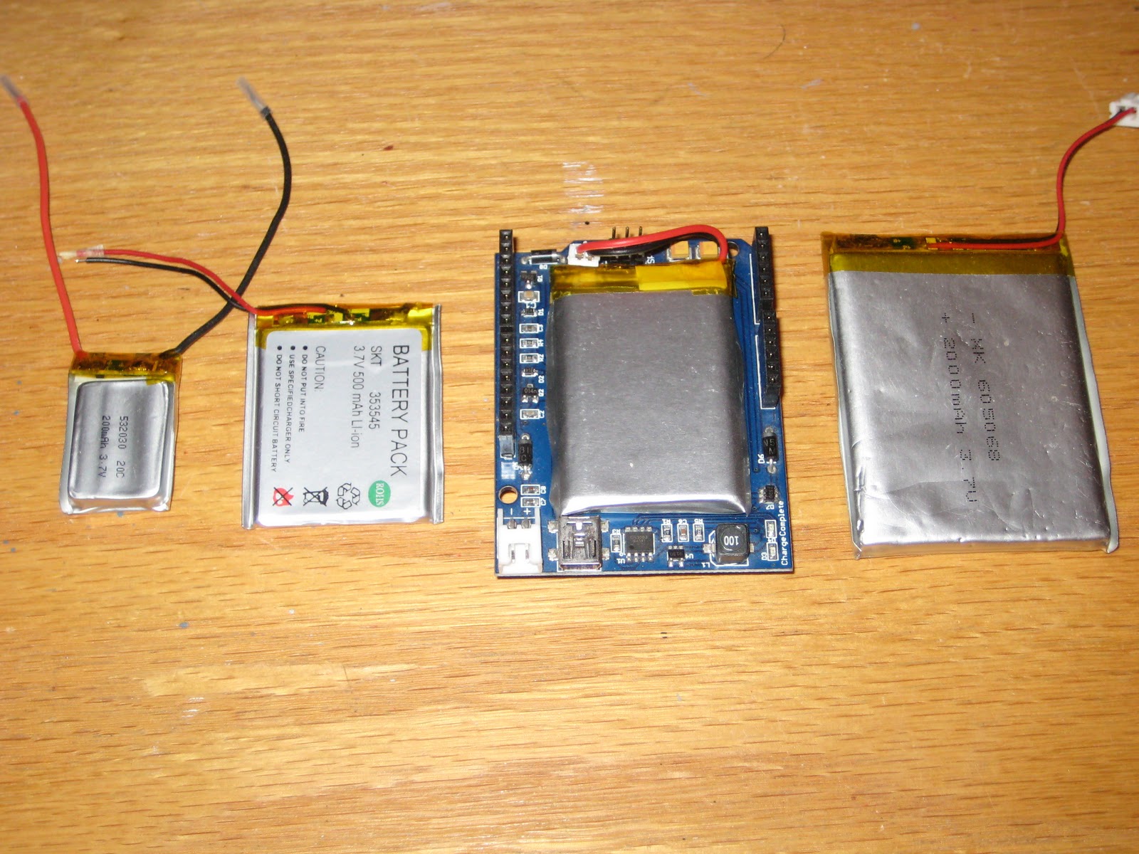 Wise time with arduino lipo batteries and charger shields