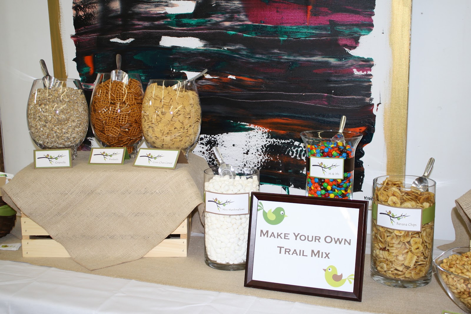 KrinkledKrafts Make Your Own Trail Mix Bar