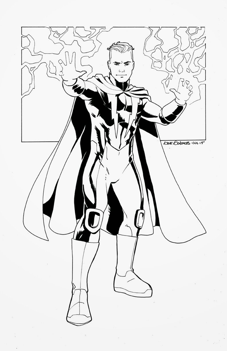 Gene Gonzales' Sketches & Other Silly Stuff Lightning Man (Legion of