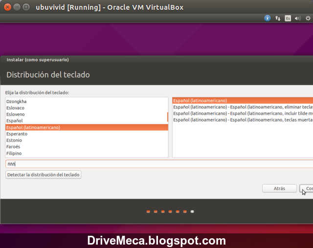 DriveMeca instalando Linux Ubuntu Desktop Vivit Vervet 15.04 paso a paso