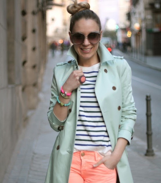 Trench Coat Center Awesome Mint Trench Coat