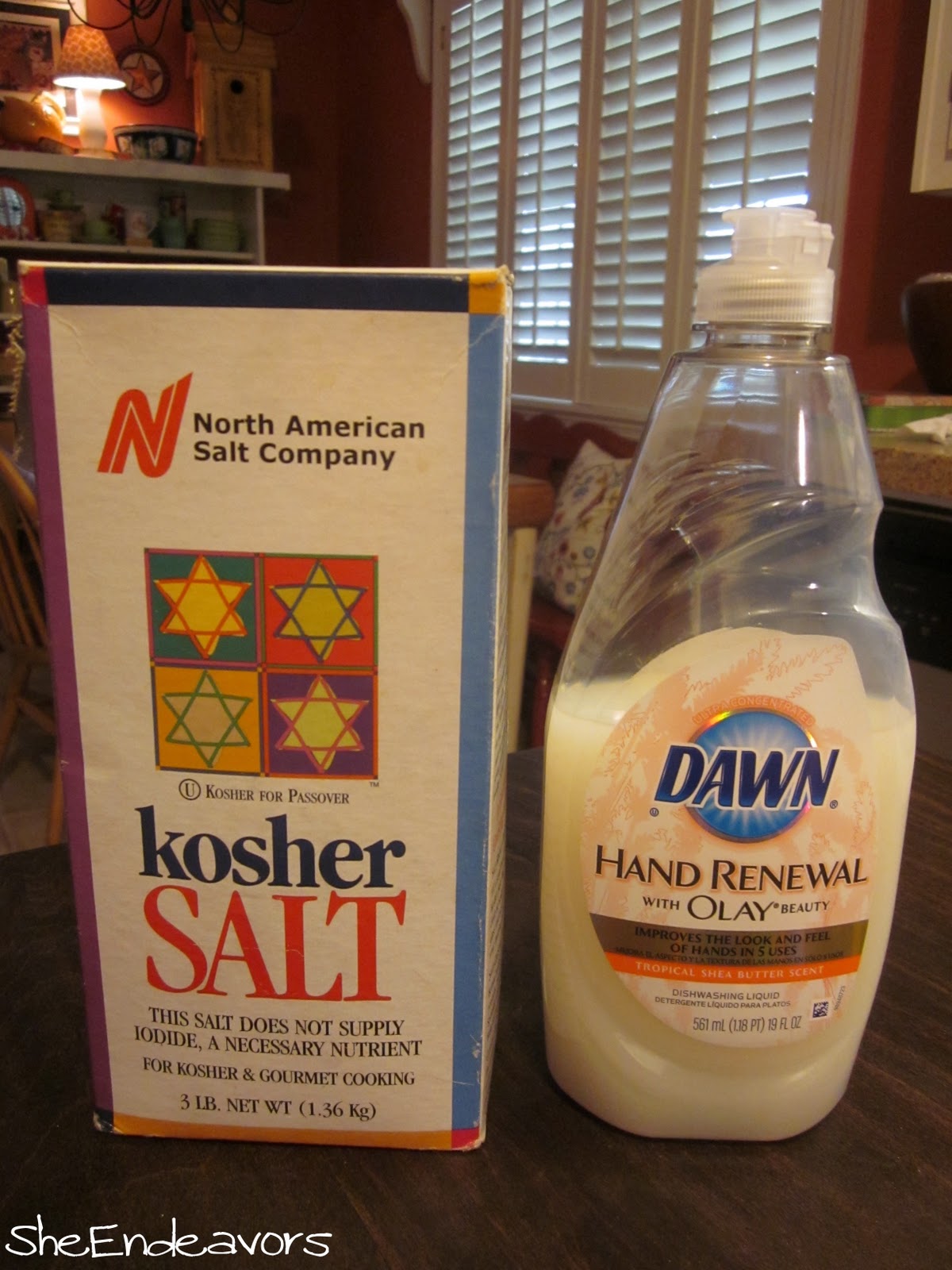 She Endeavors Cleaning Old Bottles