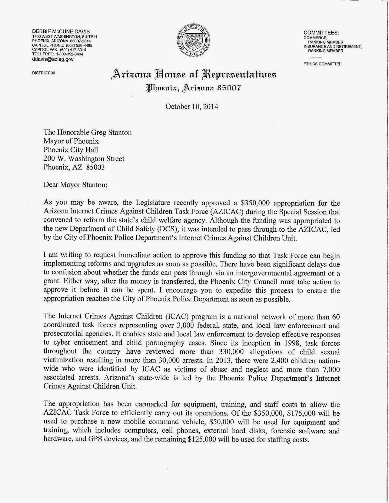 arizona house democrats mccune davis urges phoenix city council to how to write a cover letter tumblr