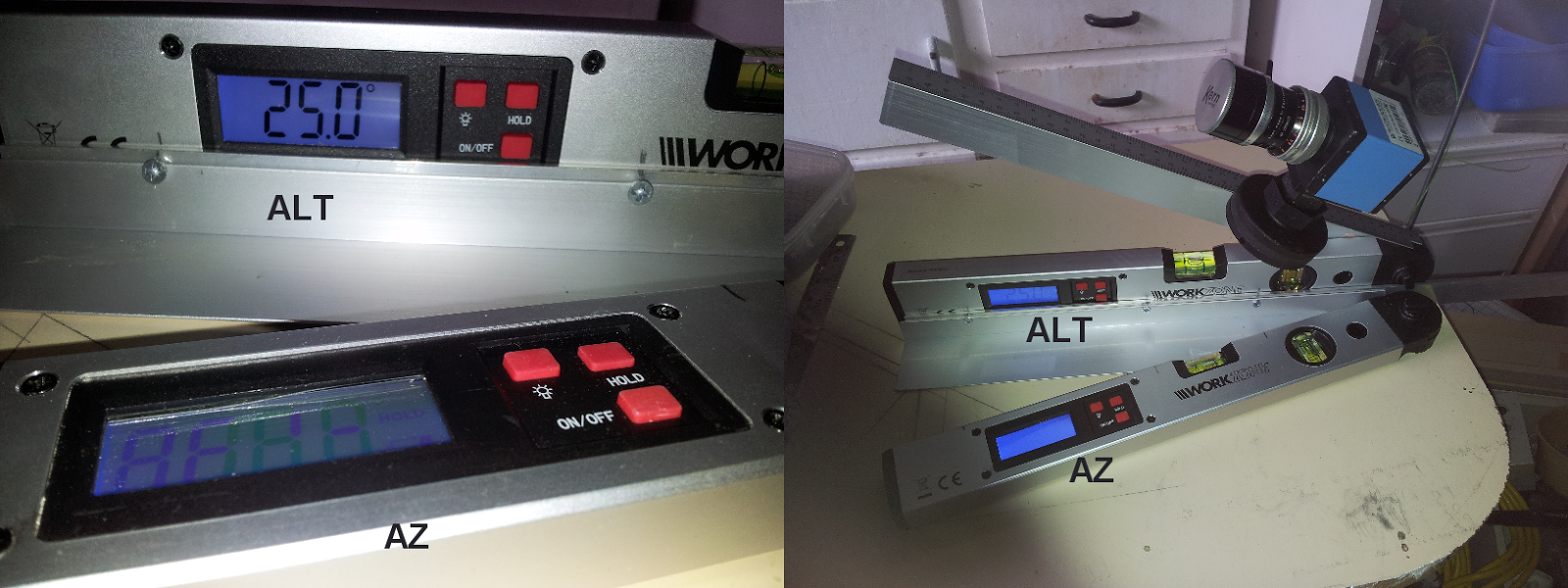 CometAl ALTAZ mount DIY