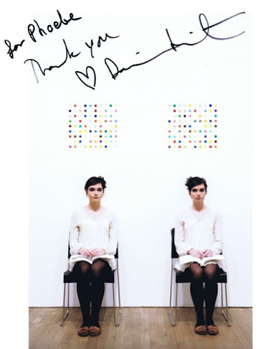 Pop Life Exhibition.  Tate Modern. Twins worked for Damien Hirst 2010