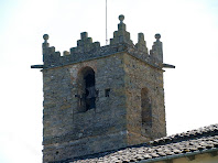 Detall del pis superior del campanar de Sant Andreu de Gurb Detall del pis superior del campanar de Sant Andreu de Gurb