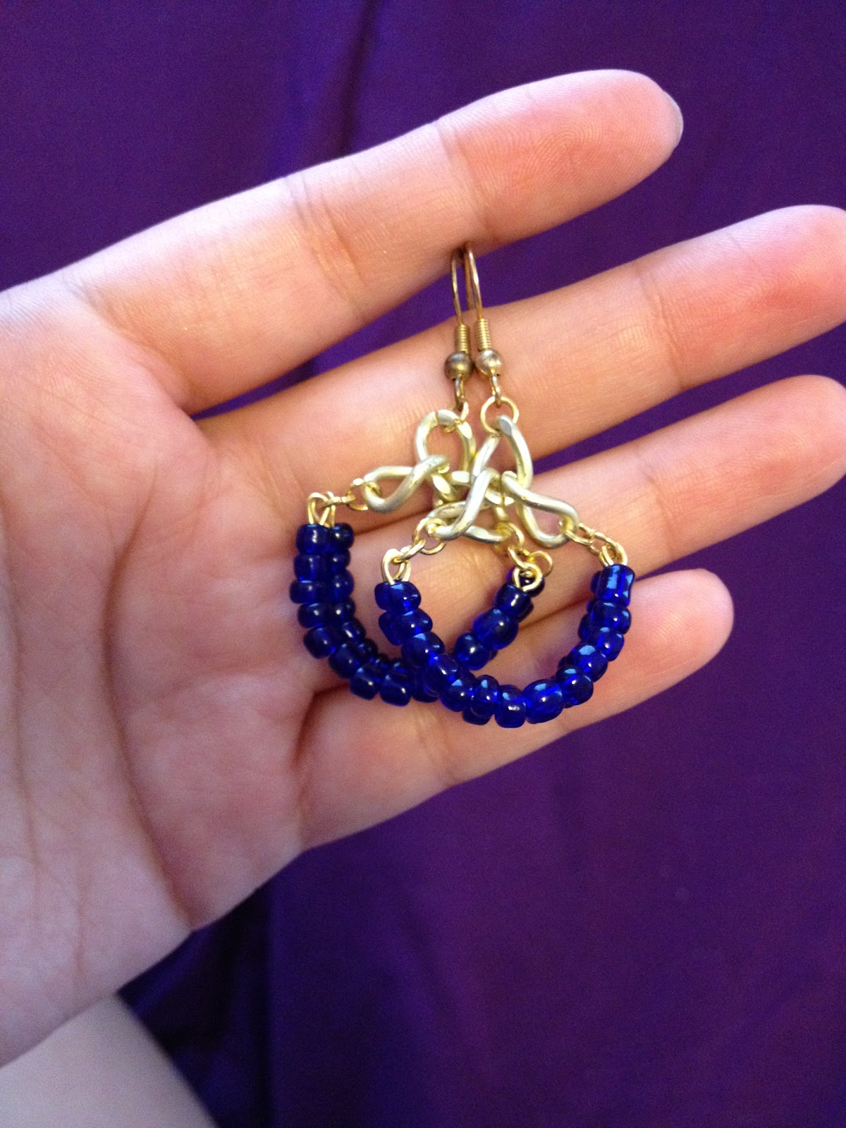 Eat, Breathe, Create. Repeat Daily. DIY Chain and Seed Bead Drop Earrings