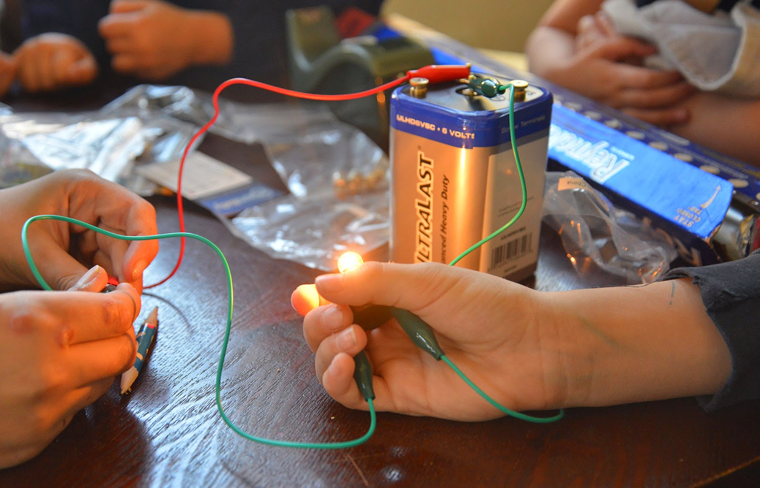 A school of fish: Simple Foil Circuits; Series and Parallel Circuits