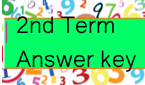 2nd Term Answer key