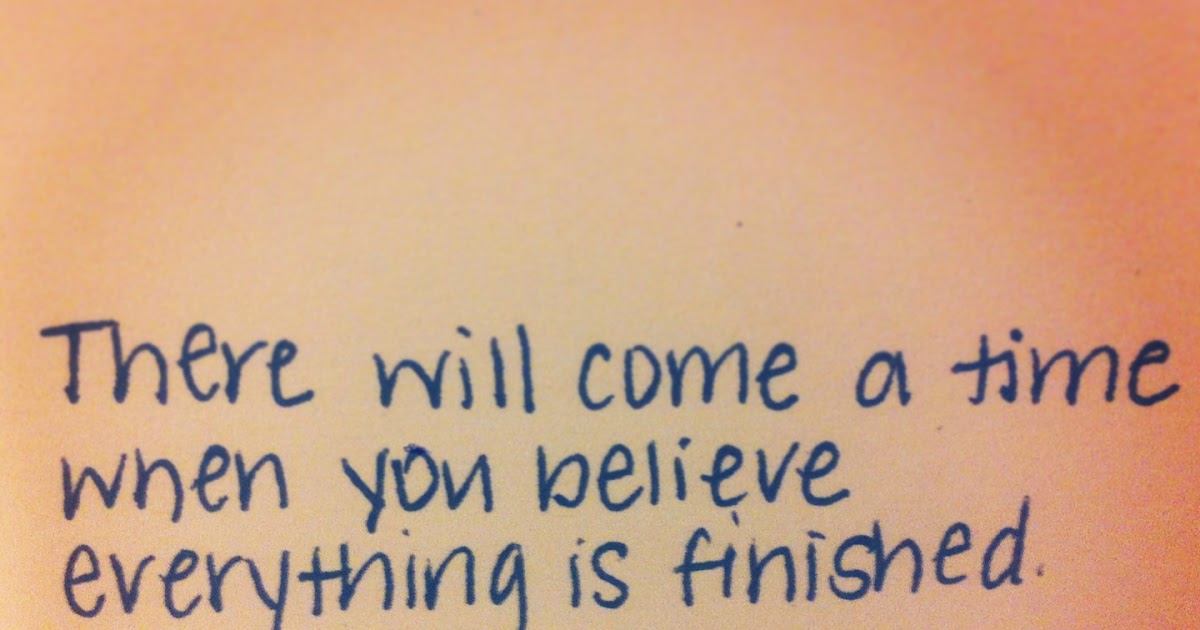 The Start of the Beginning The Start of a New Beginning...