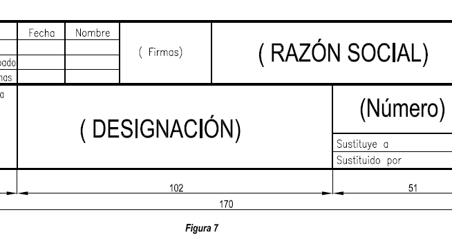 representaciones de construcción el casillero de rotulación q es un membrete