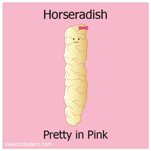 Horseradish: Pretty in Pink