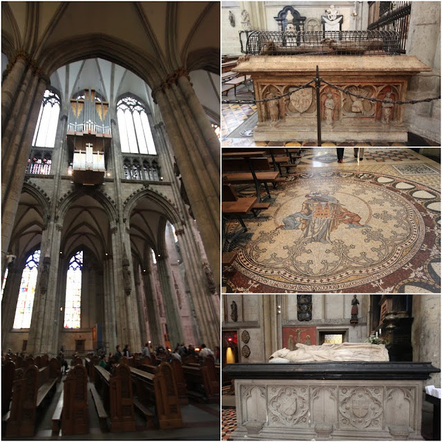 Long House Organ 1998 (left), from top to bottom Tomb of Count Gottfried of Amsberg, Mosaic on the floor and Tomb of Wilhelm Von Gennep at Cologne Cathedral in Cologne, Germany Long House Organ 1998 (left), from top to bottom Tomb of Count Gottfried of Amsberg, Mosaic on the floor and Tomb of Wilhelm Von Gennep at Cologne Cathedral in Cologne, Germany