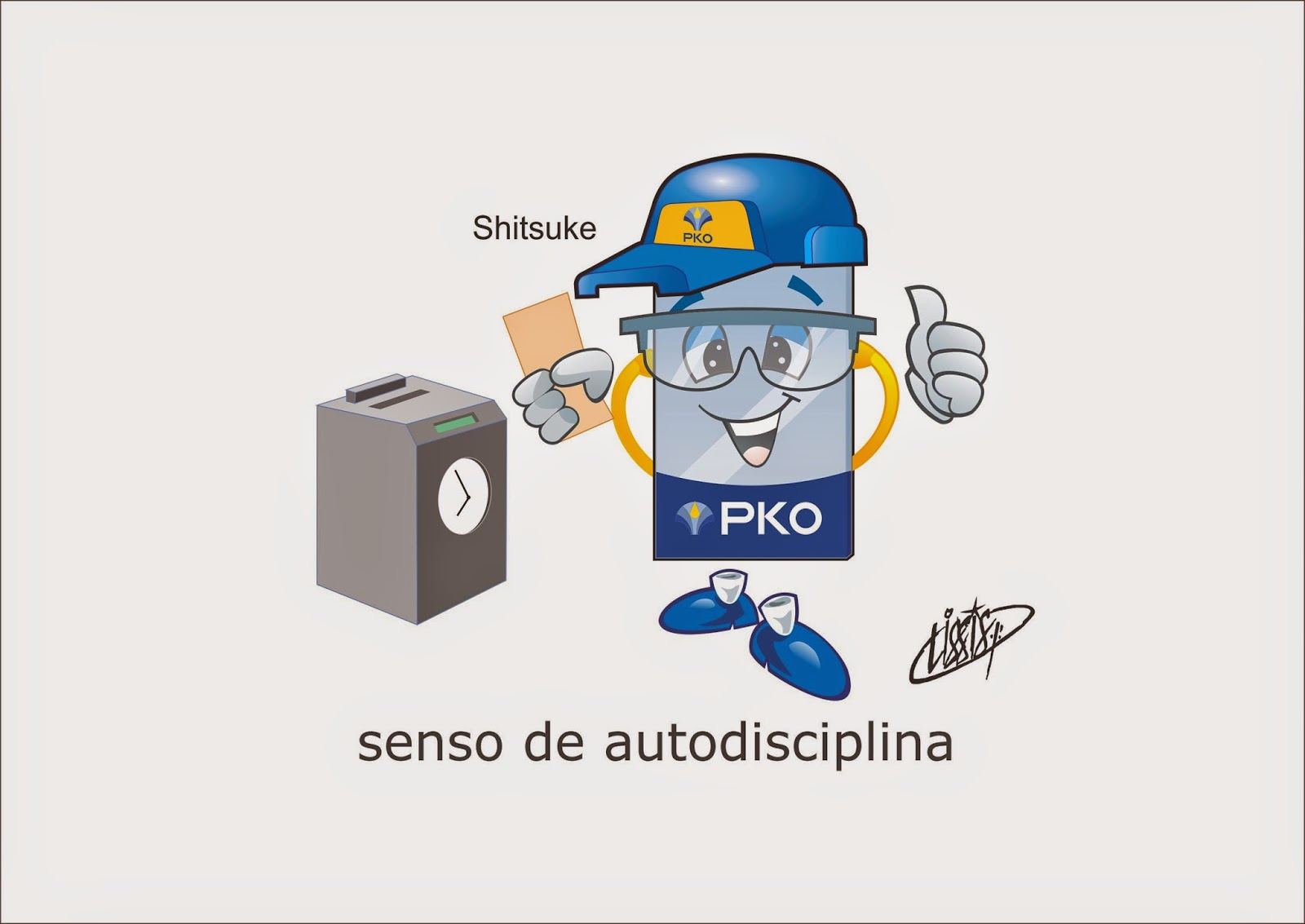 Programa 5 S desenho senso autodisciplina 01 Shitsuke Programa 5 S desenho senso autodisciplina 01 Shitsuke