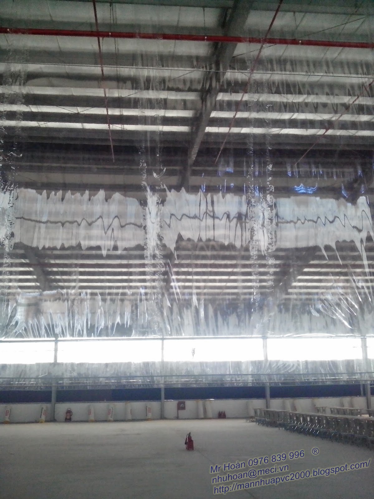 Tarpaulins PVC Mesh - Màn nhựa PVC, màn cửa cuốn nhanh, màn ngăn tĩnh điện - 13