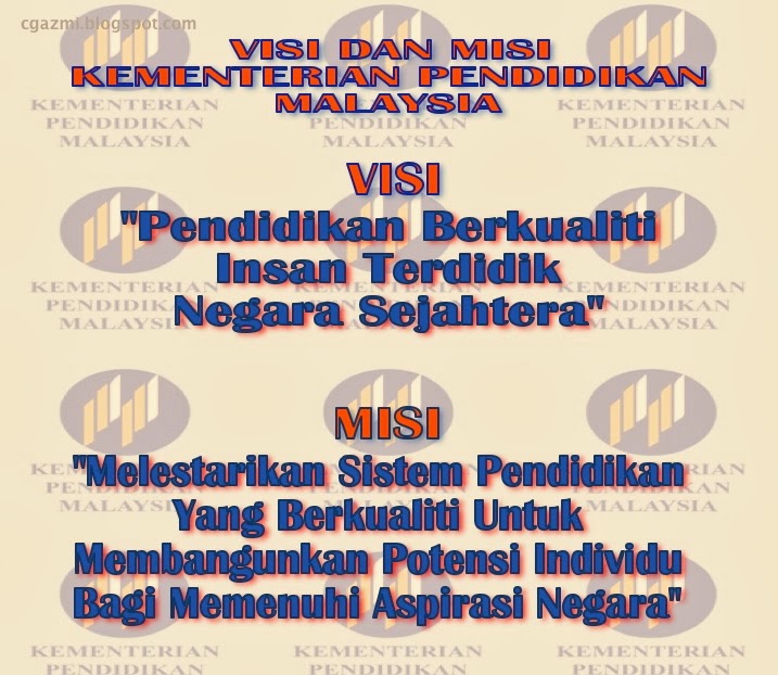 Cg Azmi Visi Dan Misi Kementerian Pendidikan Malaysia Yang Baru