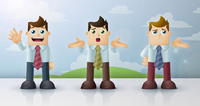 Free Business Man Vector Characters