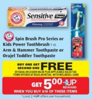 Arm and hammer spinbrush coupon canada