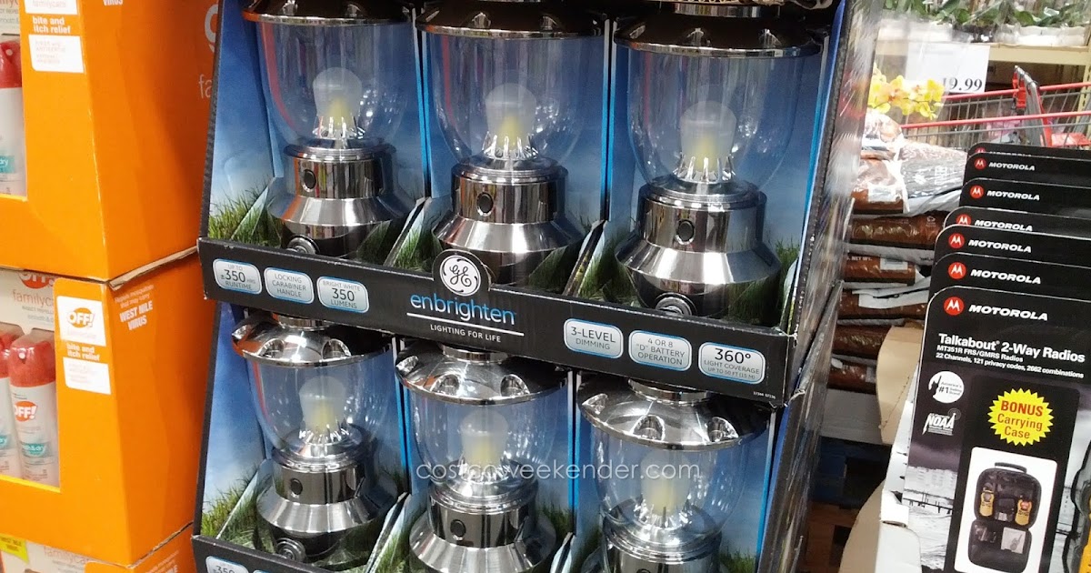 GE Enbrighten Plus Series LED Lantern Costco Weekender