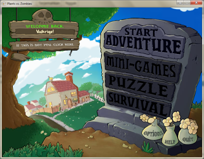 Game Petualangan Plant and Zombie