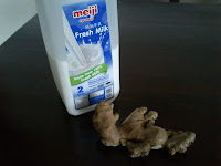 old Ginger and Meiji Fresh Milk Milk 