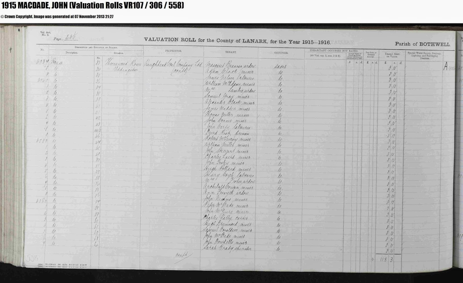 FamilyHistory4u Scottish Valuation Rolls What can they tell us about Ancestors?