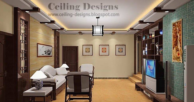 False Ceiling Designs For Living Room Part 1
