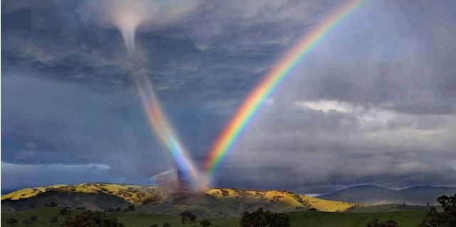 Tornado arcoiris.