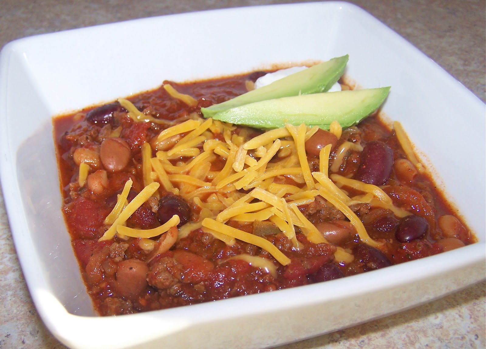 Little Mommy, Big Appetite Spicy and Sweet Three Bean Slow Cooker Chili