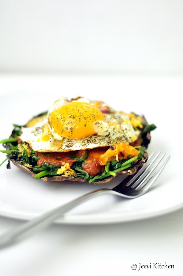 Jeevi Kitchen Brunch Style Portobello Mushroom