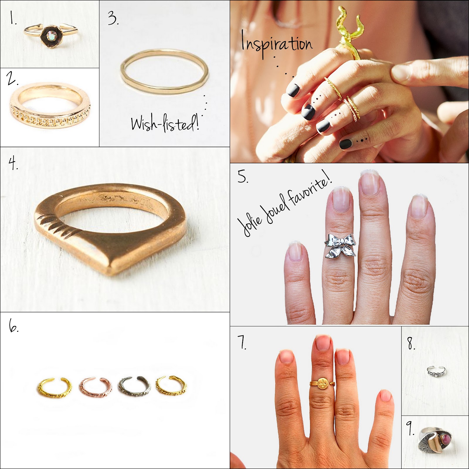 Jolie Jouel Trend Spotting First Knuckle Rings