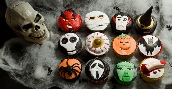 spooky halloween cupcakes decorations