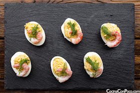 Huevos rellenos - Receta Navidad paso a paso Huevos rellenos - Receta Navidad paso a paso