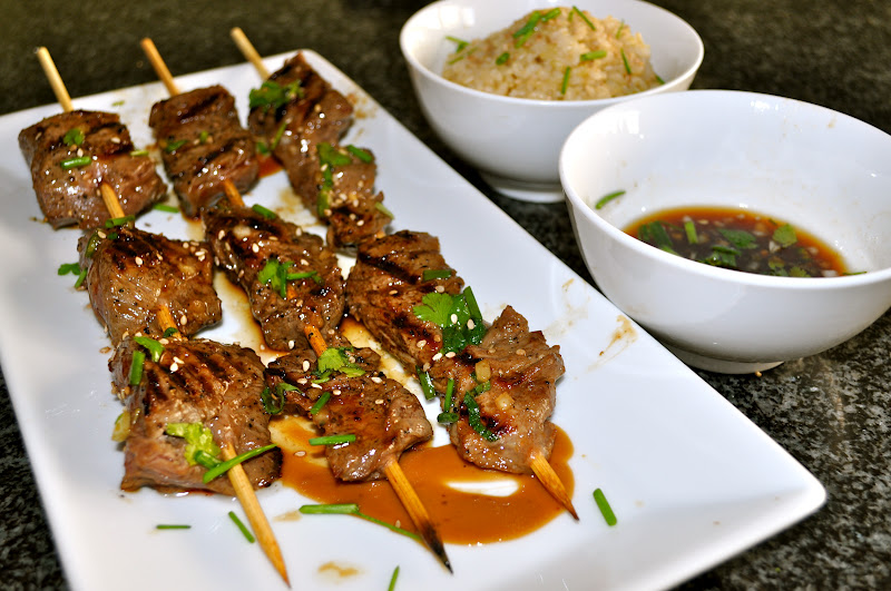 One Classy Dish ChileLime Beef Skewers